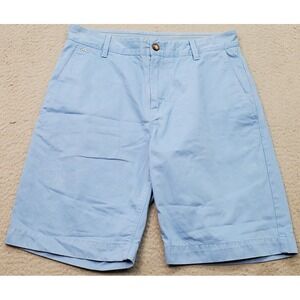 J.Lindeberg Sky Blue Men's Flat Front Shorts